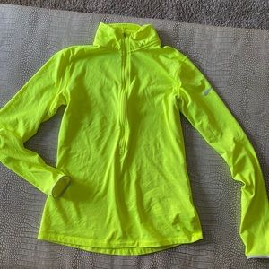 Nike pro dry fit half zip top